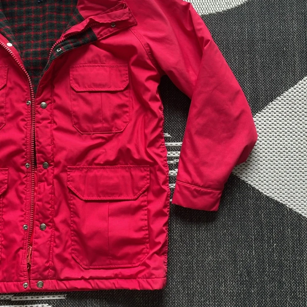 VINTAGE WOOLRICH - Cherry Red Parka/Coat - Picture 4 of 7